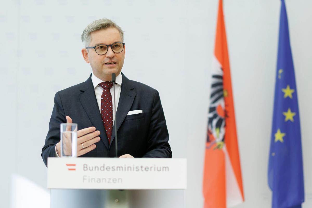Finanzminister Magnus Brunner (VP)