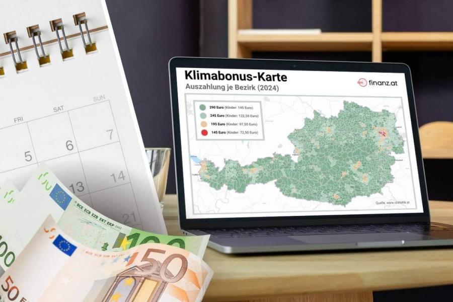 Klimabonus Karte Kalender