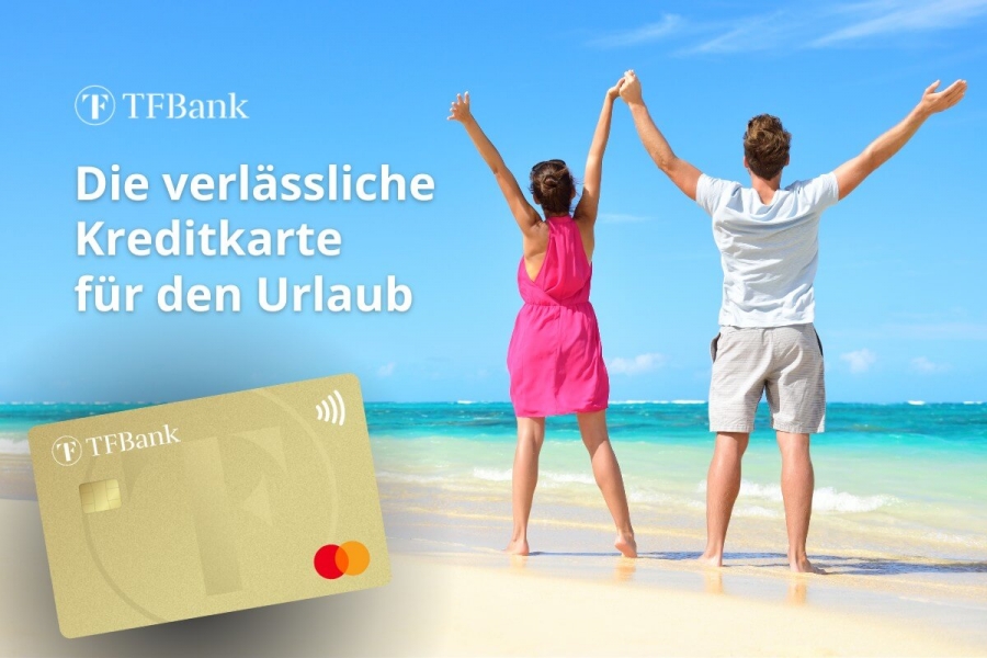 Sicher reisen: TF Bank bietet gebührenfreie Kreditkarte für den Urlaub