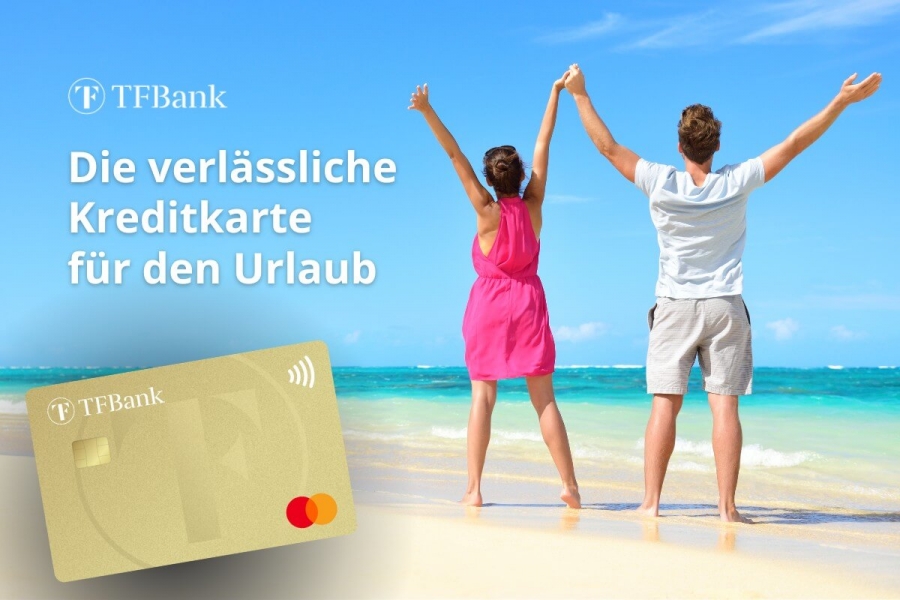 Sicher reisen: TF Bank bietet gebührenfreie Kreditkarte für den Urlaub Sicher reisen: TF Bank bietet gebührenfreie Kreditkarte für den Urlaub