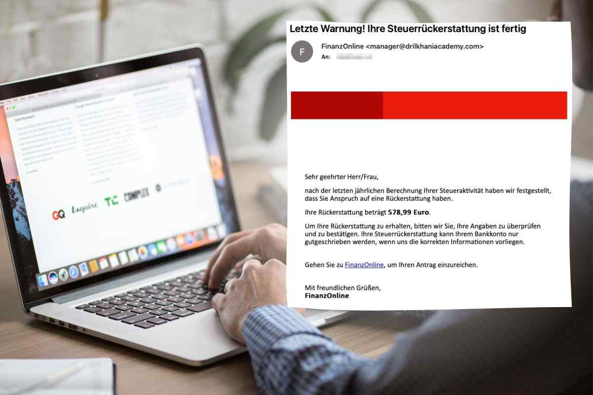 Warnung vor 'Rückerstattung' - Diese E-Mail solltest du sofort löschen