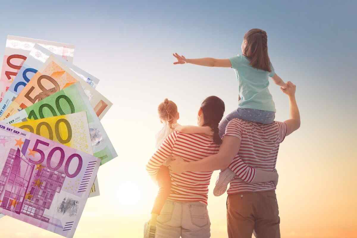 Familie Geld Kinder Euro Familienbeihilfe