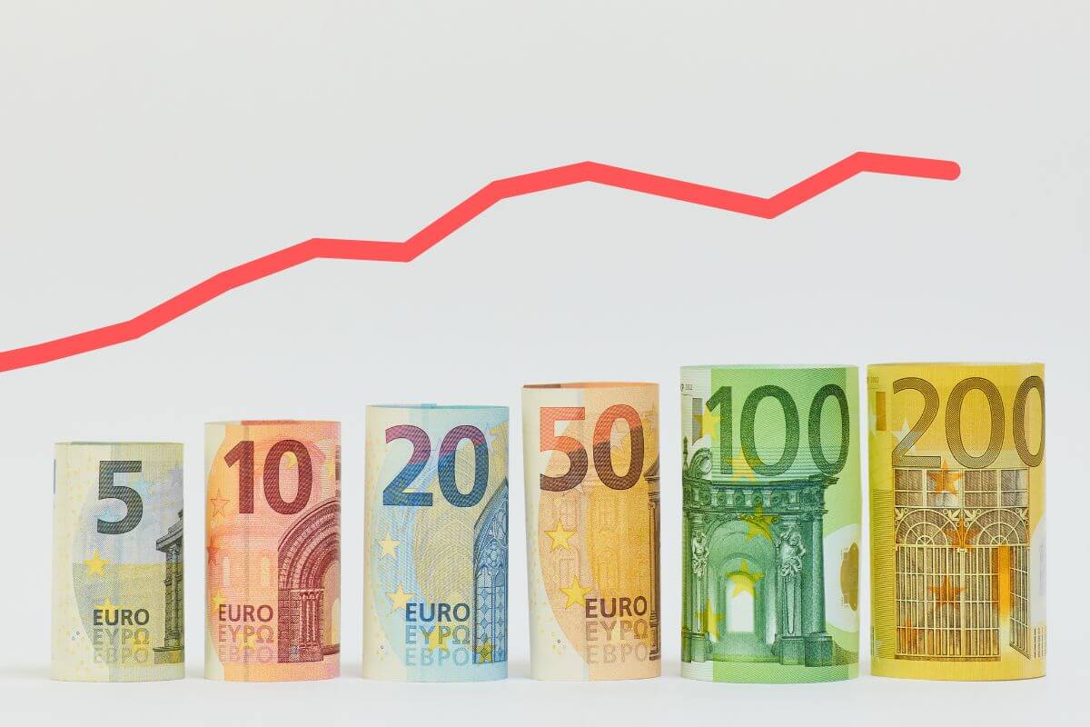 Euro Inflation Erhöhung Statistik Scheine