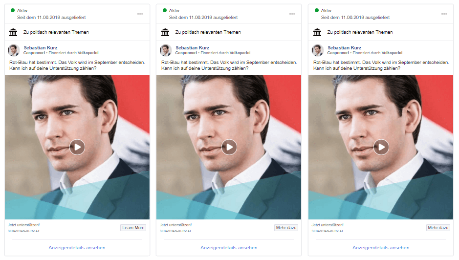 Facebook Werbeanzeigen (facebook.com) Facebook Werbeanzeigen (facebook.com)