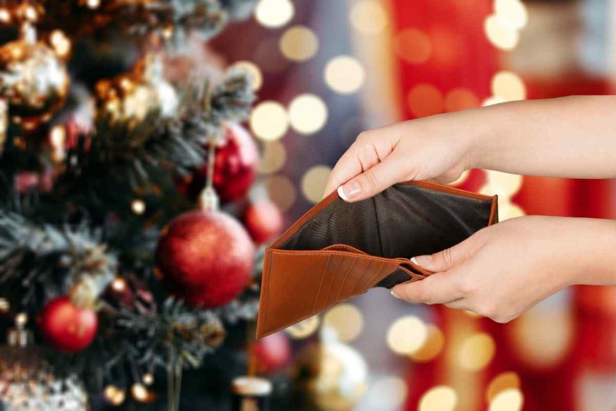 Weihnachten Shopping Geld