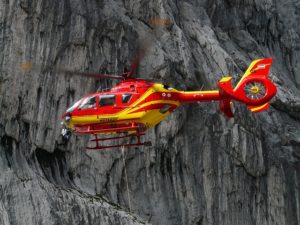 Rettungshubschrauber - Private Unfallversicherung